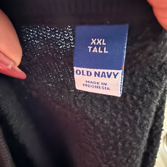 Free Spirit Graphic Sweatshirt XXL Old Navy Black Cotton Blend - Picture 4 of 4